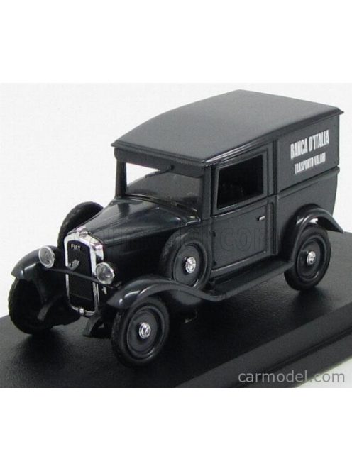 Rio-Models - Fiat Balilla Van 1936 - Trasporto Valori Banca D'Italia Black