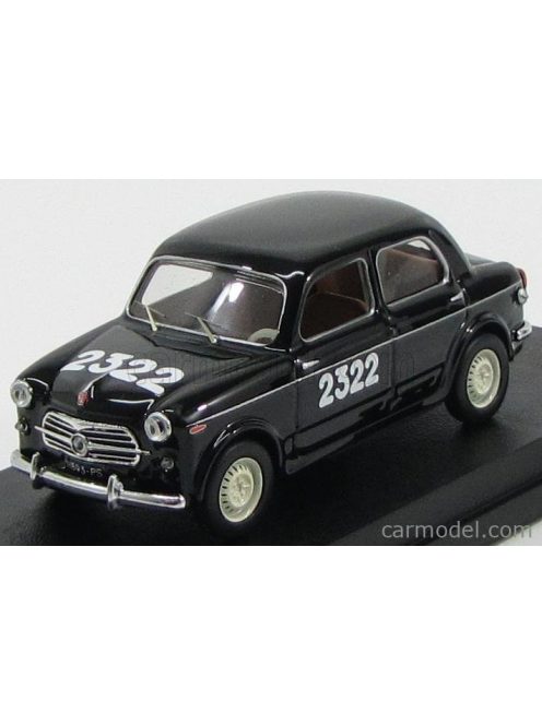 Rio-Models - Fiat 1100/103 N 2322 Mille Miglia 1955 Tagliani - De Angelis Black