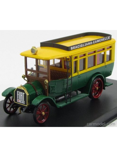 Rio-Models - Fiat 18Bl Autobus Bracigiano - Camarelle 1916 Green Yellow