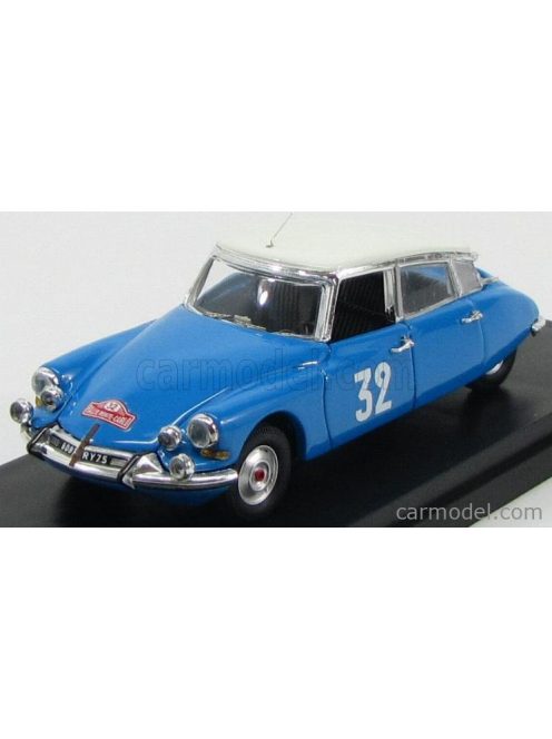 Rio-Models - Citroen Ds21 N 32 Winner Rally Montecarlo (Dames) 1966 Poinetet - Fougeray Bluette White