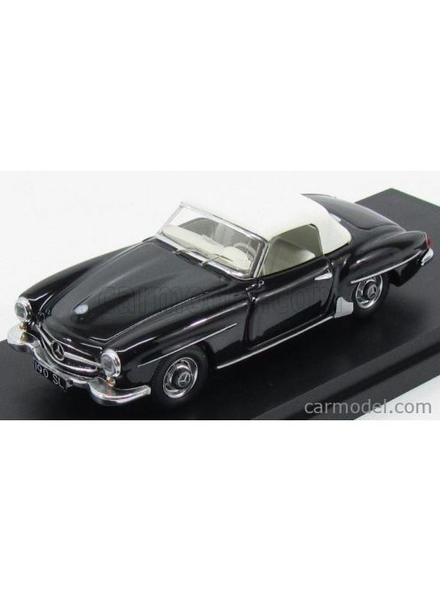 Rio-Models - Mercedes Benz 190Sl Spider Cabriolet Closed 1959 Black White