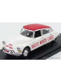   Rio-Models - Citroen Ds19 Radio Montecarlo Tour De France 1962 White Red