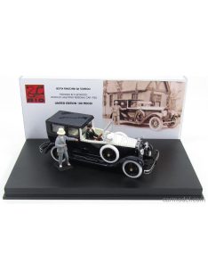   Rio-Models - Isotta Fraschini 8A Torpedo By Fleetwood - Rodolfo Valentino Personal Car - With Figures 1925 Black Ivory