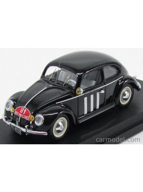 Rio-Models - Volkswagen Beetle N 111 Rally Montecarlo 1951 Baron Von Hanstein - Fuhrman Black