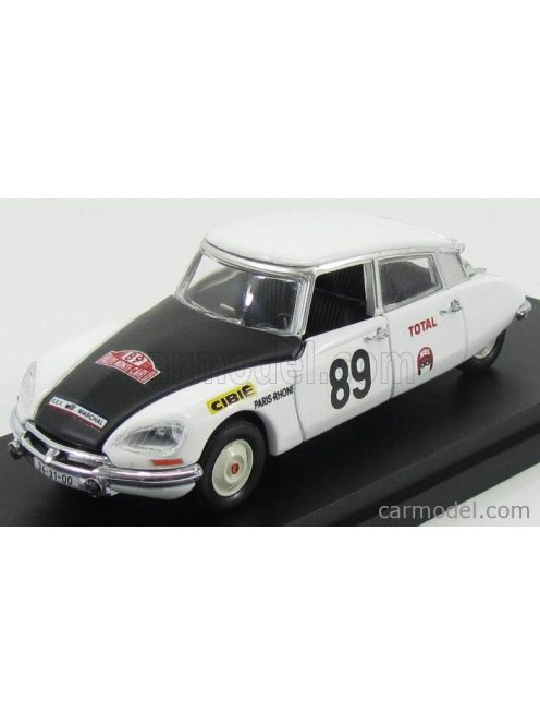 Rio-Models - Citroen Ds21 N 89 Rally Montecarlo 1970 Marcus - Bryde - Braein White Black