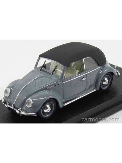 Rio-Models - Volkswagen Maggiolino Beetle Cabriolet Closed 1949 Grey Black