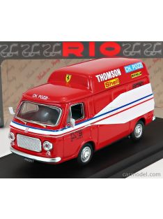   Rio-Models - Fiat 238 Van Assistenza Corse Ferrari Ch Pozzi 24H Le Mans 1978 Red White