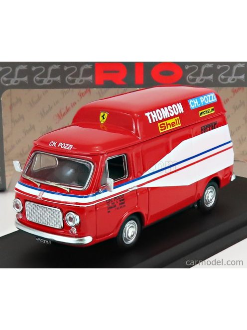 Rio-Models - Fiat 238 Van Assistenza Corse Ferrari Ch Pozzi 24H Le Mans 1978 Red White