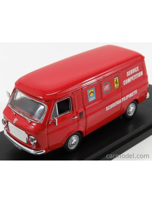 Rio-Models - Fiat 238 Van Assistenza Corse Scuderie Filipinetti 1970 Red