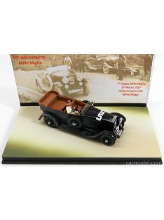   Rio-Models - Isotta Fraschini Torpedo 8A Cabriolet N 5 Mille Miglia 1927 Maggi - Maserati - With Figure - 90Th Anniversary Mille Miglia Black