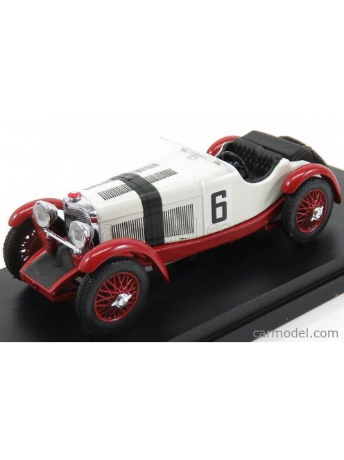 Rio-Models - Mercedes Benz Sskl Spider N 6 Winner Eifelrennen Nurburgring 1927 Rudolf Caracciola White Bordeaux