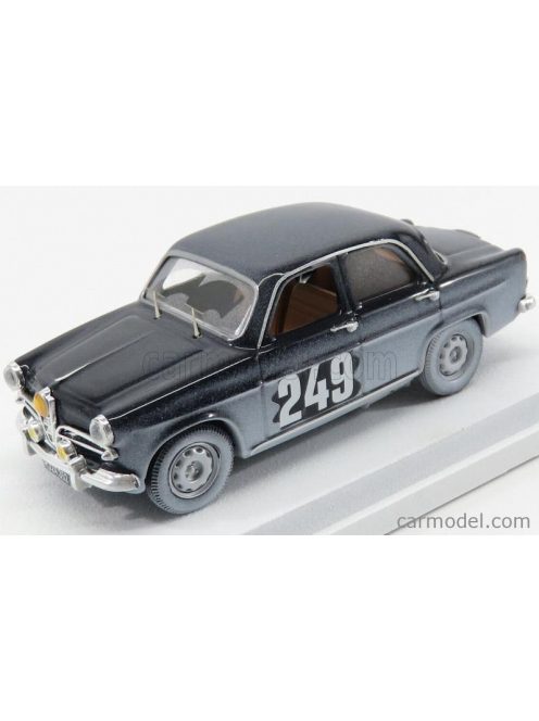 Rio-Models - Alfa Romeo Giulietta N 249 Rally Montecarlo 1963 Nielsen - Dirty Version Blue