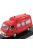 Riomodels - Fiat 238 Minibus Tetto Alto 1965 Ambulanza Vigili Del Fuoco Pista Fiorano 1970 Red