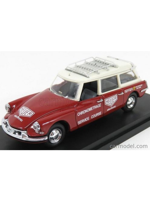 Rio-Models - Citroen Ds21 Break Ferrari Chronometrage Service 1970 N.Lauda - C.Regazzoni Red Cream