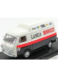   Rio-Models - Fiat 238 Van Tetto Alto 1970 - Assistenza Rally Pirelli Lancia White Black Red