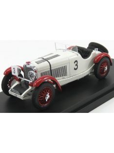   Rio-Models - MERCEDES BENZ SSK N 3 WINNER IRISH GP 1930 R.CARACCIOLA WHITE BORDEAUX