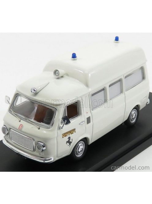 Rio-Models - Fiat 238 Ambulance Tetto Alto Ferrari Fiorano 1972 White