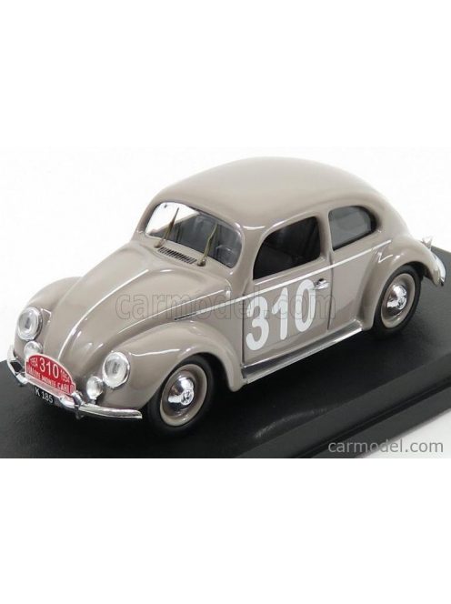 Rio-Models - Volkswagen Beetle Maggiolino N 310 Rally Montecarlo 1954 Mourier - Ramsing Grey