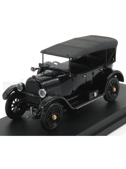 Rio-Models - FIAT 501 CABRIOLET CLOSED LA SAETTA DEL RE 1919 BLACK