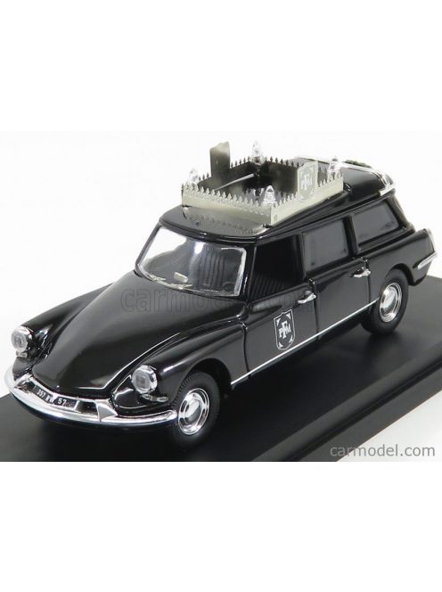 Riomodels - Citroen Ds19 Break Funeral Car - Carro Funebre - Hearse - 1963 Black