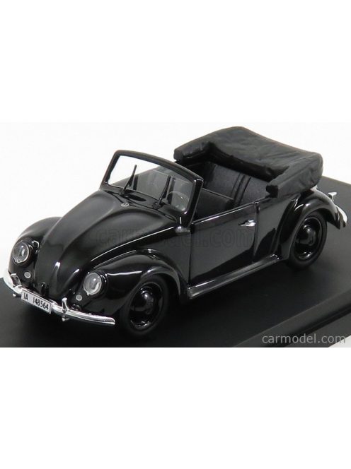 Rio-Models - Volkswagen Beetle Kafer Kdf Cabriolet Gift For The 50Th Birthday Of Adolf Hitler - 20 April 1939 Black