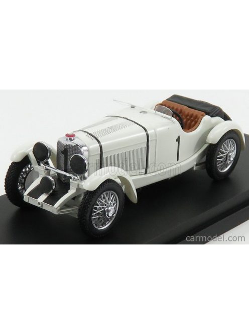 Rio-Models - Mercedes Benz Ssk 7.1L Spider N 1 24H Le Mans 1932 M.Foucret - P.Foucret White