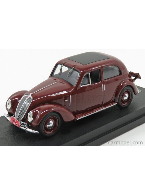 Riomodels - Fiat 1500 6C N 36 Rally Montecarlo 1937 Gigi Villoresi Dark Red