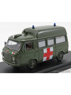   Rio-Models - Fiat 238 Van Tetto Alto Ambulanza Esercito Italiano 1970 Military Green