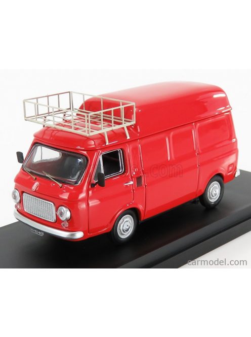 Rio-Models - Fiat 238 Van Tetto Alto Con Portapacchi 1965 - High Roof With Rack Red