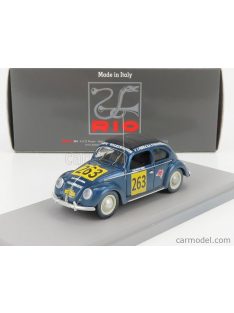   Rio-Models - Volkswagen Beetle Kafer Maggiolino Closed Roof N 263 Rally Panamericana 1954 M.Hinke Blue