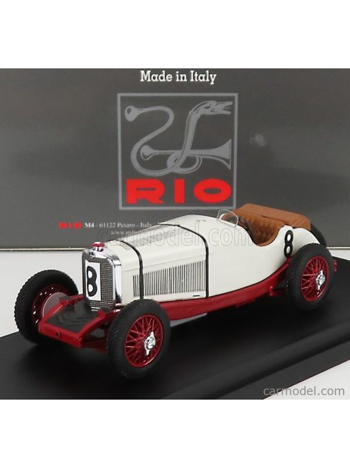 Rio-Models - Mercedes Benz F1 Ssk 7.1L S6 Supercharged Spider N 8 Belgium Spa Gp 1931 B.Ivanoski - H.Stoffel White Red