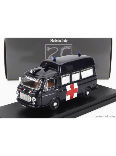 Rio-Models - Fiat 238 Ambulanza Carabinieri 1970 Dark Blue