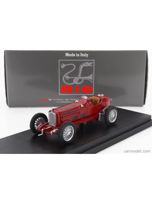 Rio-Models - Alfa Romeo F1  Tipo B Quadrifoglio 1932 Red