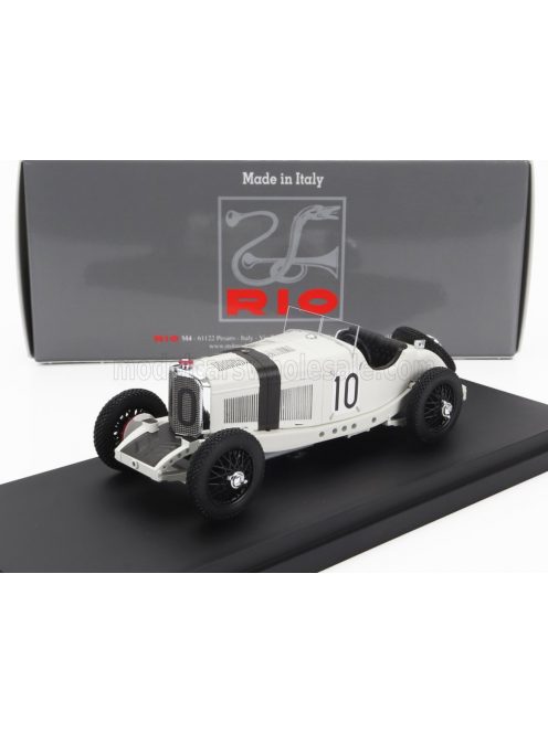 Rio-Models - MERCEDES BENZ SSKL SPIDER N 10 GERMAN GP 1931 HANS STUCK WHITE