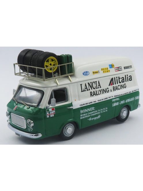 Rio-Models - FIAT 238 VAN ASSISTENZA RALLY TEAM LANCIA ALITALIA 1977 GREEN WHITE