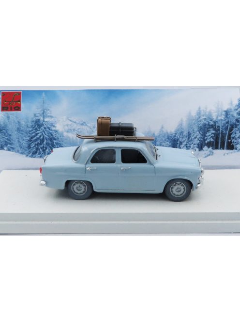 Rio-Models - ALFA ROMEO GIULIETTA Ti VACANZE INVERNALI WINTER HOLIDAYS 1959 LIGHT BLUE