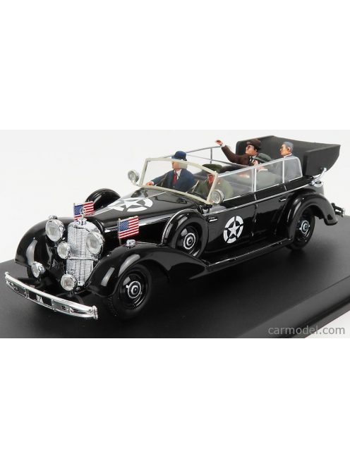 Rio-Models - Mercedes Benz Now With 5 Figures - 770K Open - After Won War Hitler'S Car With American Senators - Dachau Germany 25 May 1945 - Black