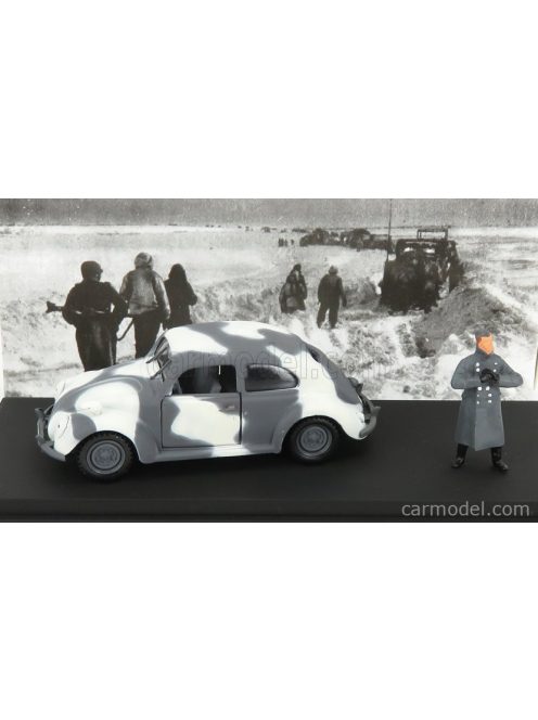 Rio-Models - Volkswagen Kdf Wehrmacht Winter 1941 With Figures Military Grey White