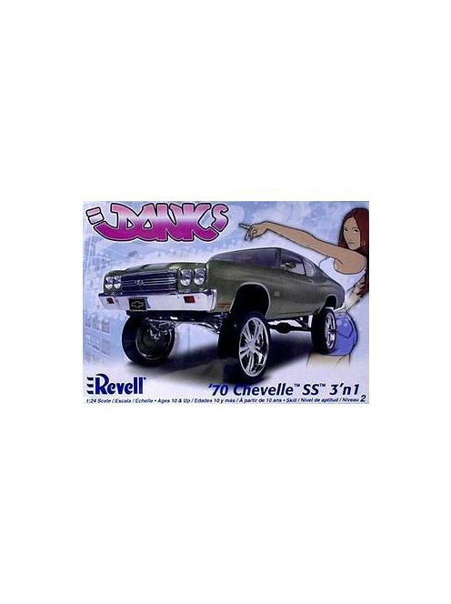 Revell Monogram - 1970 Chevelle 2n1 - Donks