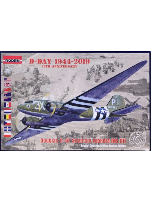 Roden - Douglas C-47 Skytrain (Dakota MK.III) D-Day 1944-2019, 75th Anniversary