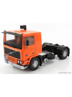   Road-Kings - Volvo F10 Turbo 6 Tractor Truck 2-Assi With Decal Set 1977 Orange Black