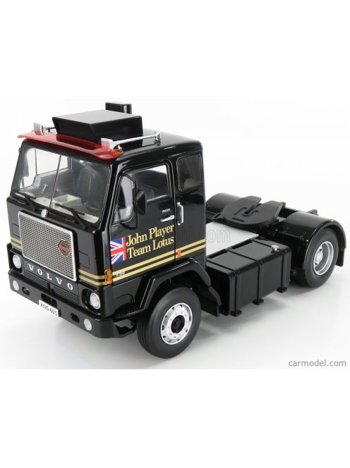 Road-Kings - Volvo F88 Tractor Truck Team Lotus With Union Jack 2-Assi 1978 Black