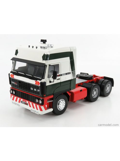 Road-Kings - Daf 3600 Space Cab Tractor Truck 3-Assi 1986 White Green Red