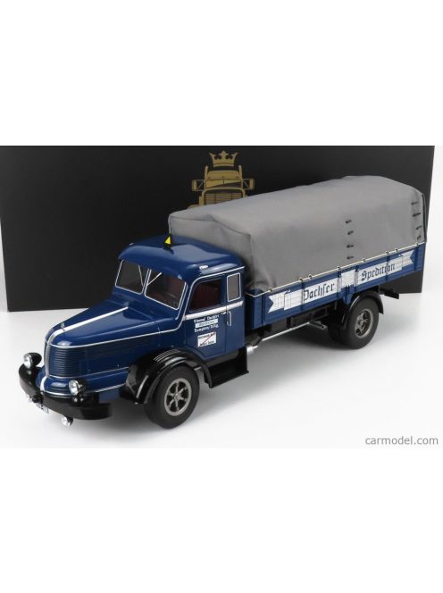 Roadkings - Krupp Titan Swl80 Dachser Truck Canvas Top Telonato 2-Assi 1950 Dark Blue Black