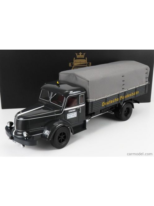 Road-Kings - Krupp Titan Swl80 Deutsche Bundesbahn Truck Canvas Top Telonato 2-Assi 1950 Dark Grey