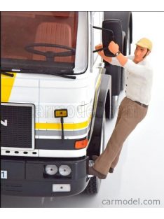   Road-Kings - Figures Man Trucker Franz Hanging At He Truck White Beige