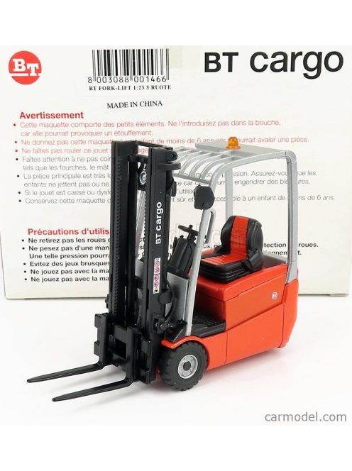 Ros-Model - Bt Cargo B316 Carrello Elevatore Verticale - Vertical Order Picker 3 Wheels Black Orange