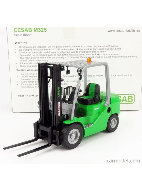 Ros-Model - Cesab M325 Carrello Elevatore Verticale - Vertical Order Picker 4 Wheels Green Black