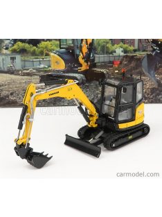   Ros-Model - Yanmar Sv60 Escavatore Cingolato - Tractor Hydraulic Mini Excavator Yellow Grey