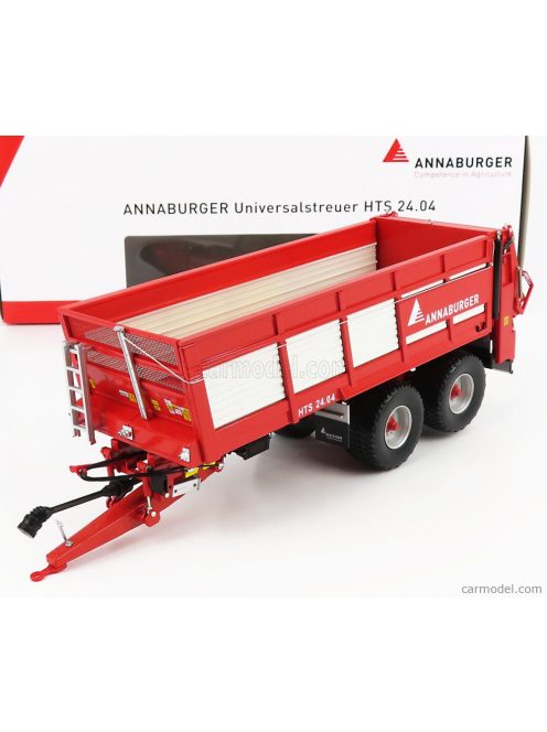 Ros-Model - Trailer Hts 24.04 Annaburger Universalstreuer Red White